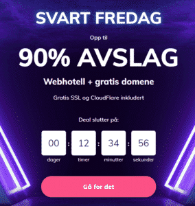 Hostinger - Opptil 90% RABATT på webhotell