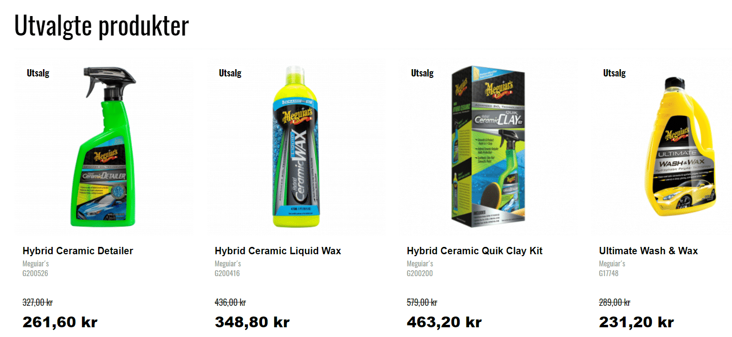 Meguiars - GRATIS FRAKT på alle bestillinger over 500 NOK