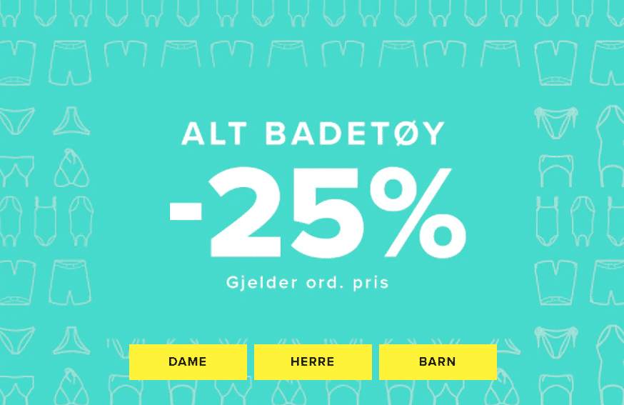 Cubus tilbud Juni - Alt undertøy fra Cubus nå hele -25%