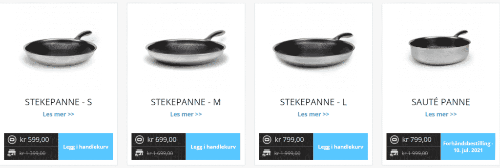 Onyx stekepanne den beste på markedet