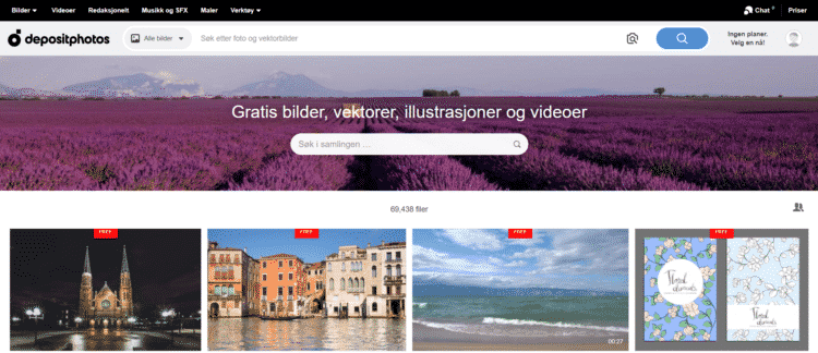 Depositphotos gratis bilder