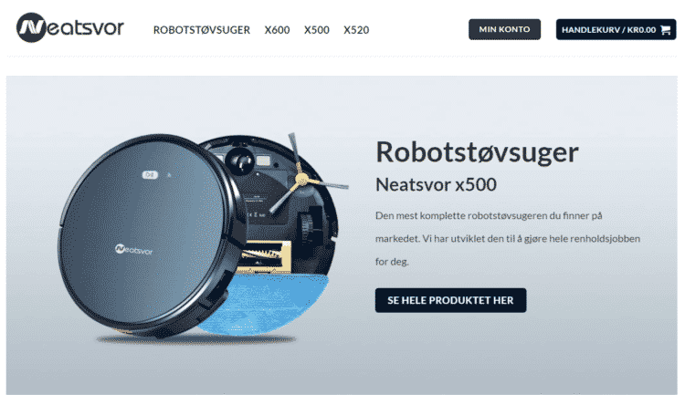 Neatsvor nettside