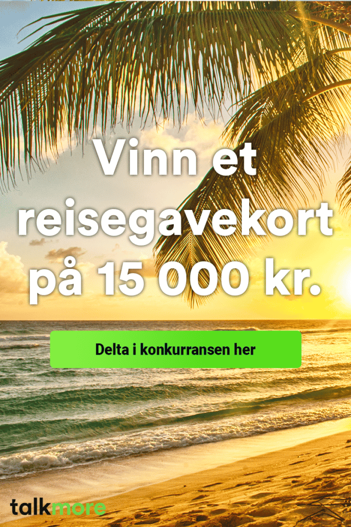 Vinn et reisegavekort for hele familien til en verdi av 15.000 kr