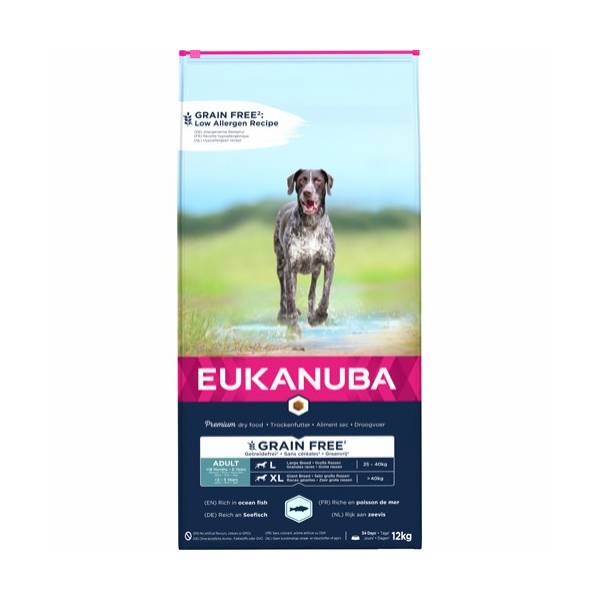 Eukanuba Large/XL Grain Free Ocean Fish 12kg