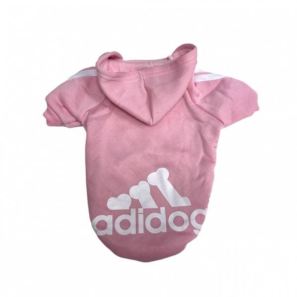 Rosa Adidog hundegenser for liten hund