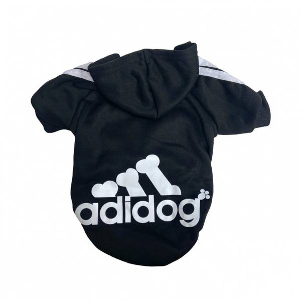 Sort Adidog hundegenser for liten og stor hund