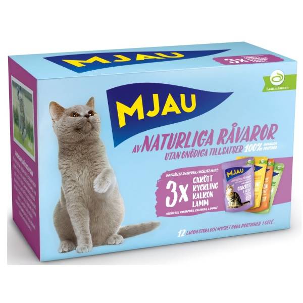 Mjau Multi våtfôr i gele