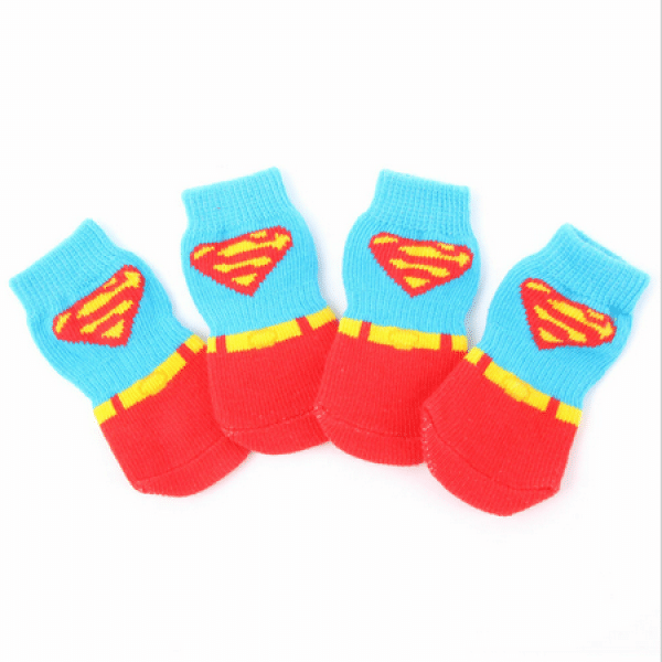 Supermann hundesokker