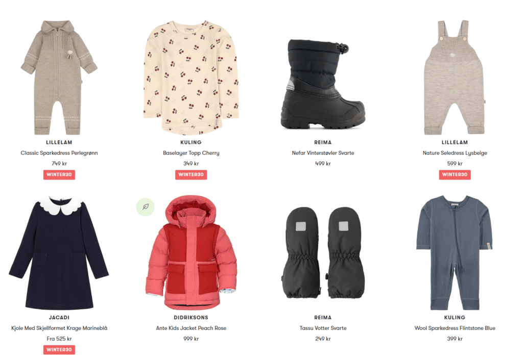 Babyshop Kupongkode med 25 % rabatt på kampanjesiden