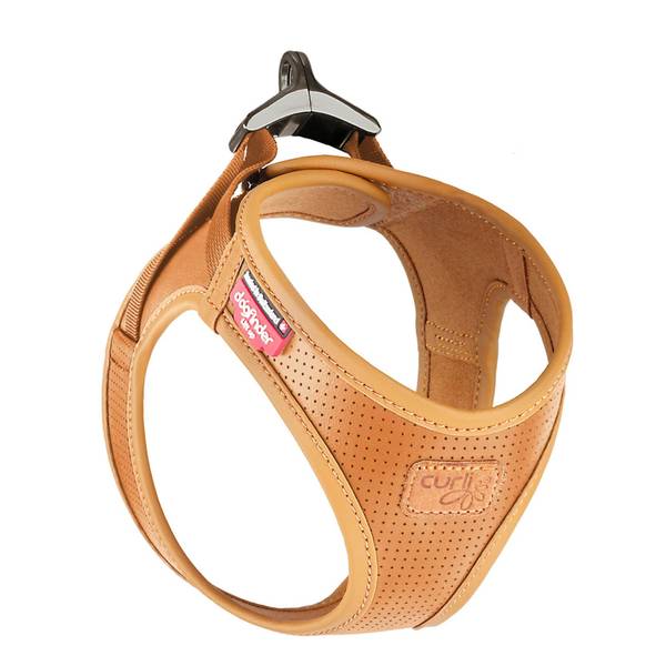 Curli Premium Vegan Epleskinn Hundesele - Brun
