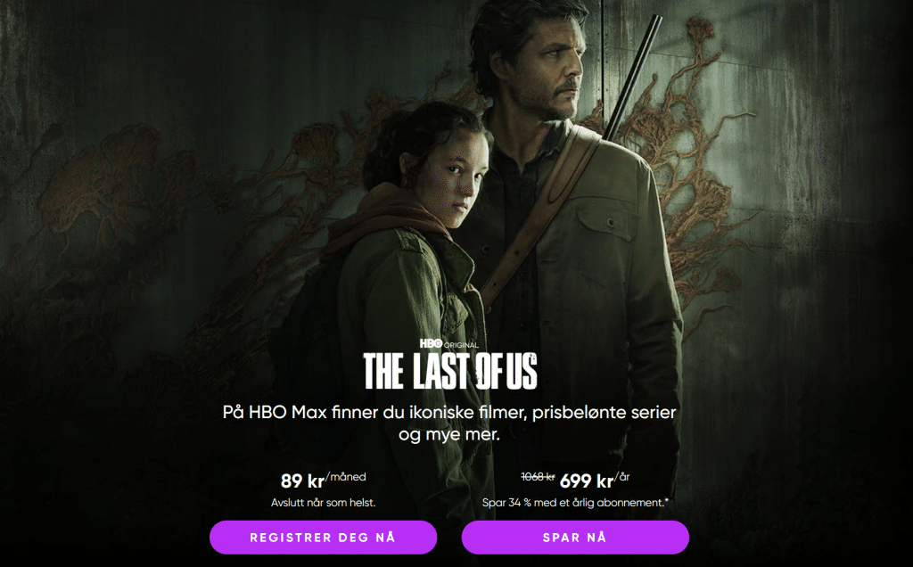Garantert underholdning med HBO Max med hele 34% rabatt