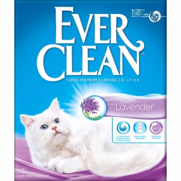 Kattesand: EverClean Lavendel 10l