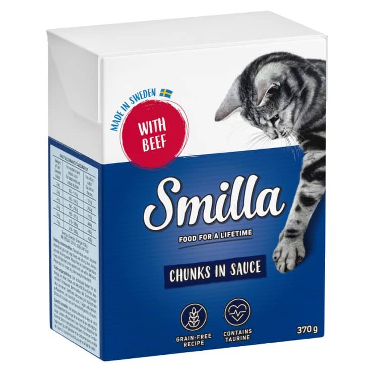 Smilla Biter i saus 6 x 370 g - Okse