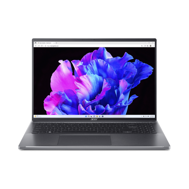 Acer Swift Go 16 OLED Ultratynn bærbar PC | SFG16-71 | Grå