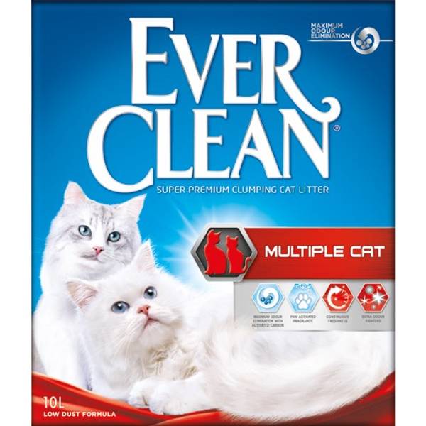 Kattesand: EverClean Multiple Cats 10l