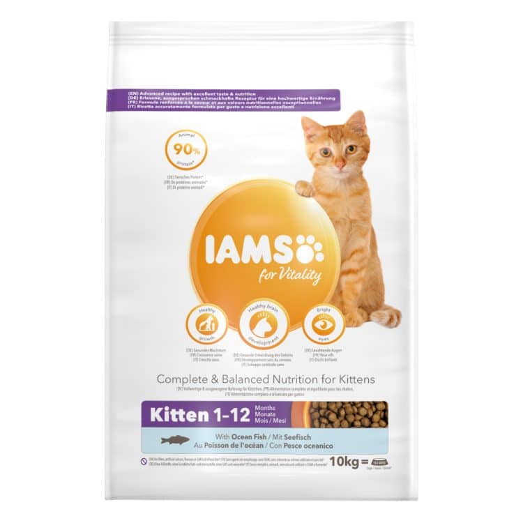 IAMS for Vitality Kitten med sjøfisk -Økonomipakke: 2 x 10 kg