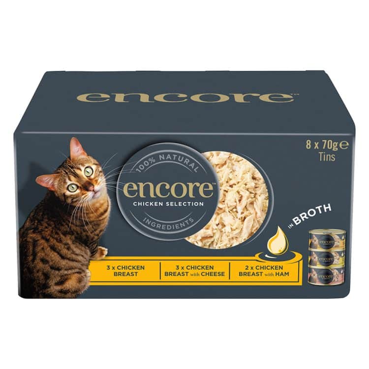 Encore bokser mix 8 x 70 g - Chicken Selection Multipakke