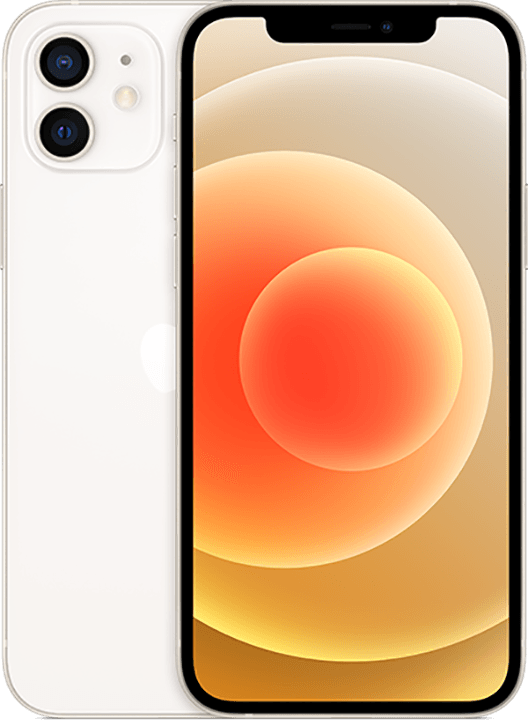 Apple iPhone 12 64 GB Hvit (Betal nå - med abonnement)