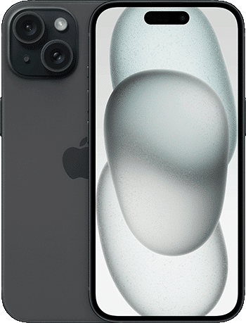 Apple iPhone 15 256 GB Svart (Betal nå - med abonnement)