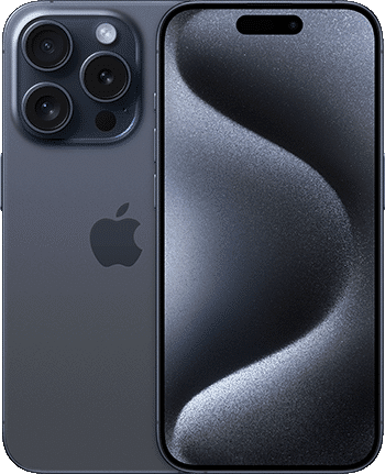 Apple iPhone 15 Pro 128 GB Blå Titan (Betal nå - med abonnement)