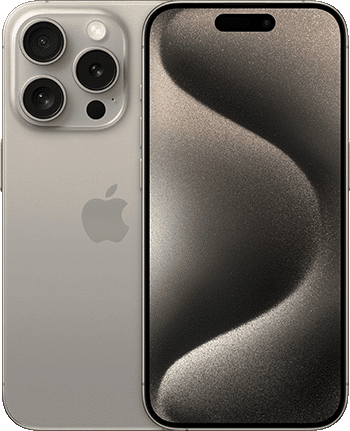 Apple iPhone 15 Pro 256 GB Naturlig Titan (Betal nå - med abonnement)