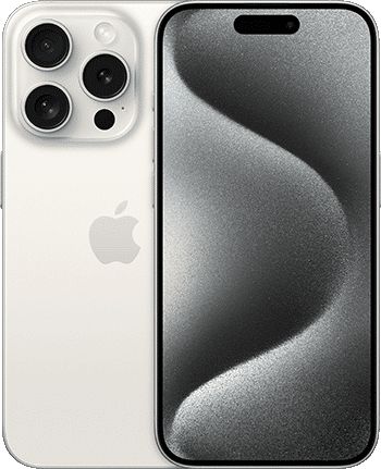 Apple iPhone 15 Pro 256 GB Hvit Titan (Betal nå - med abonnement)