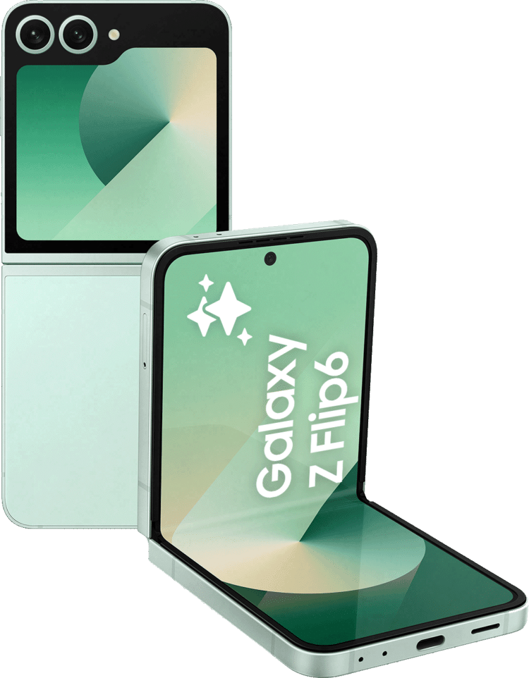 Samsung Galaxy Z Flip6 (256 GB) Mint (Betal nå - med abonnement)