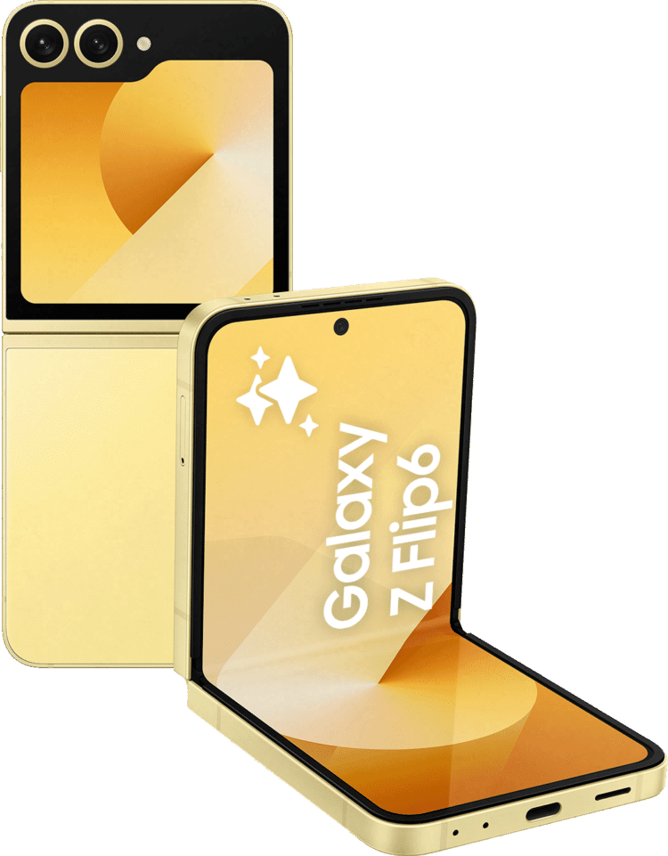 Samsung Galaxy Z Flip6 (256 GB) Yellow (Betal nå - med abonnement)