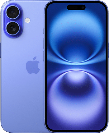 Apple iPhone 16 256 GB Ultramarin (Betal nå - med abonnement)
