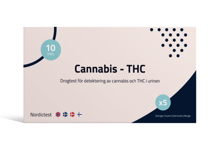 THC/Cannabis test for privat bruk 5-pakning