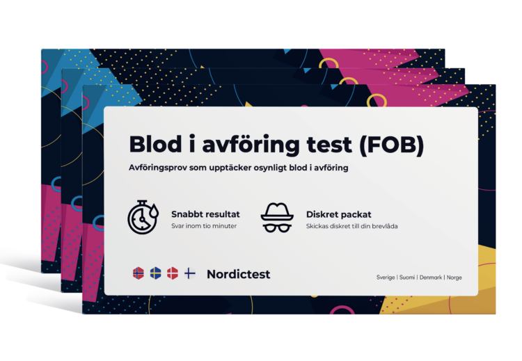 Blod i avføring - FOB 3-pakning