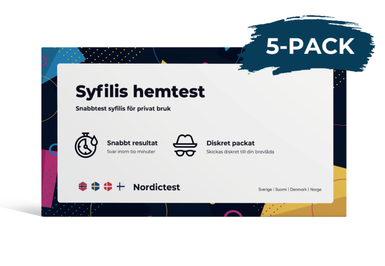 Syfilis snabbtest 5-pack