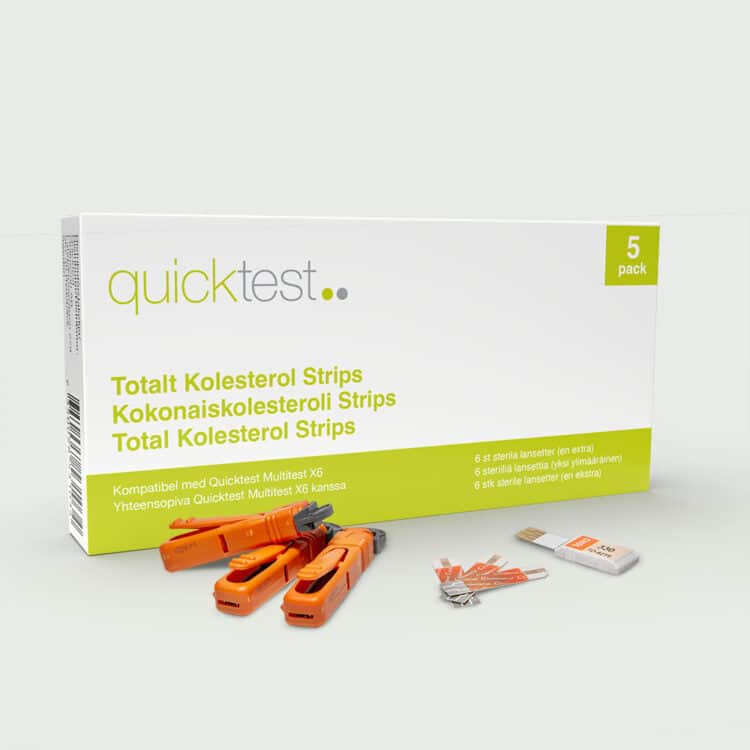 X6 Refill - Kolesterolstrips 5stk