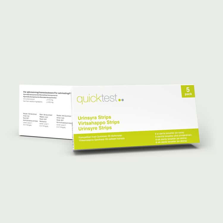X6 Refill - Urinsyrestrips 5stk