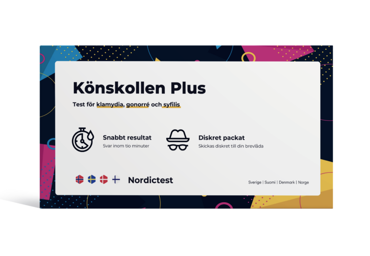 Kjønnssykdomstest Plus+ - Hurtigtest for klamydia