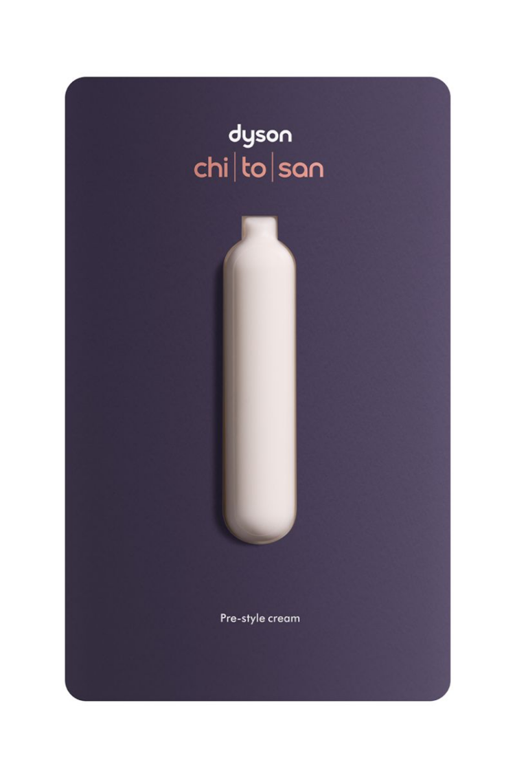 Dyson Chitosan™ Pre-style cream 4ml  straight to wavy  light conditioning