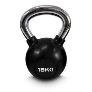 Kettlebell gummi/krom