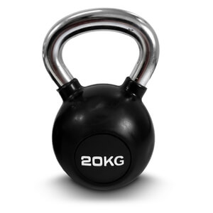 Kettlebell gummi/krom