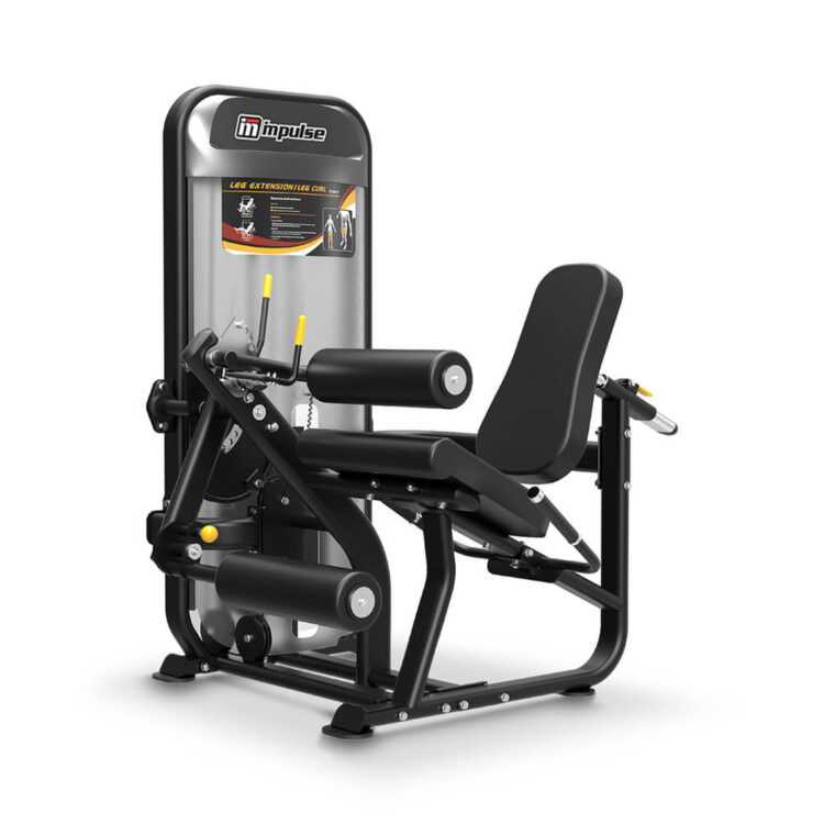 Leg Extension/Leg Curl Black PL9019