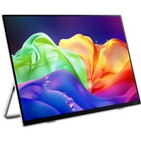 Acer PE0 PE160WUT Bærbar OLED Touch-skjerm, 16 tommer WQXGA+ 2880 x 1800, 120 Hz, Sølv