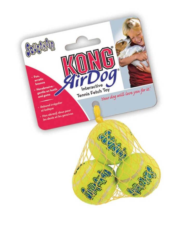 XS Kong Squeaky tennisball 3pk