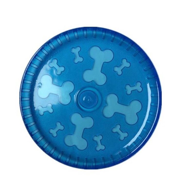 Blå myk frisbee til  hund - 24cm
