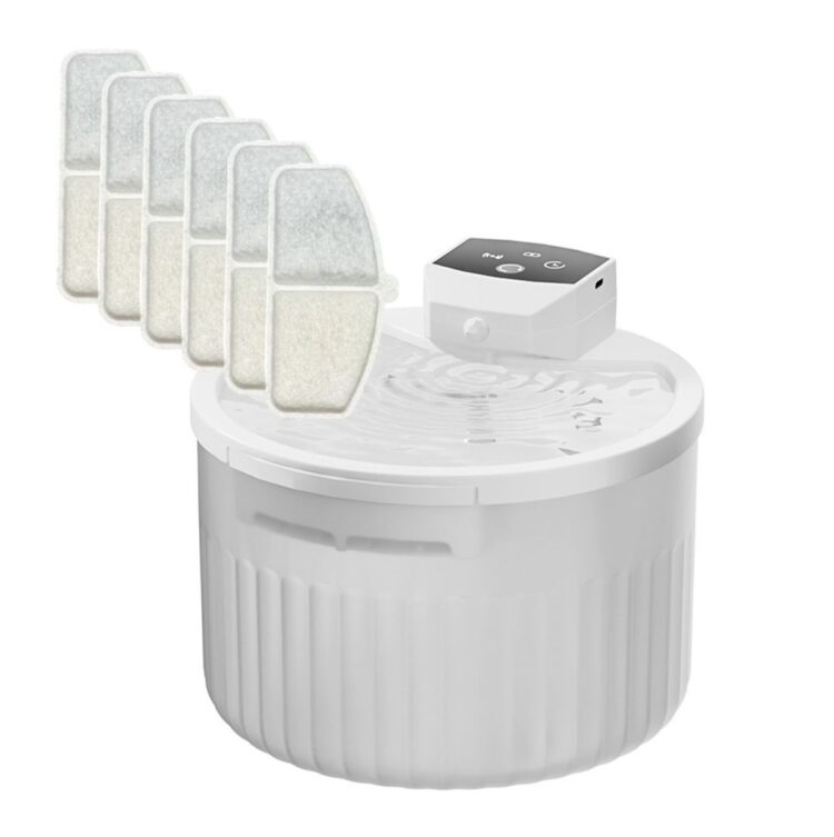 6pk Filter til Hvit vannfontene til katt