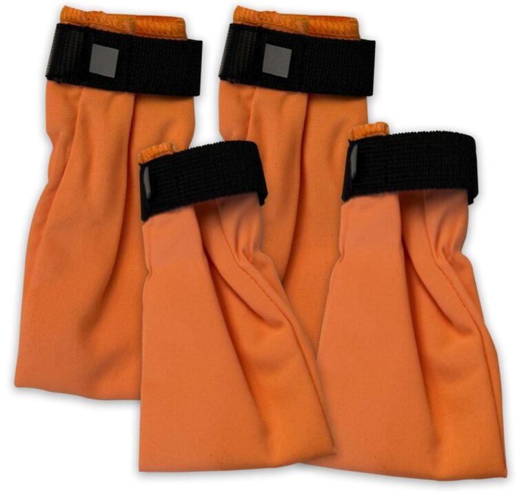 Oransje potesokker 4pk (6 størrelser) (2XL)