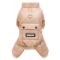 Beige vinterdress til hund (XL)