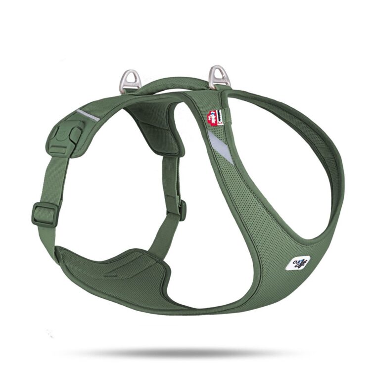Curli Belka Air Mesh hundesele (11-48 kg) - Moss Grønn (4XL)