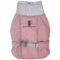 Dempet rosa vannavvisende varmt hundedekken med refleks (L)
