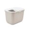 Kattedo med toppinngang - beige