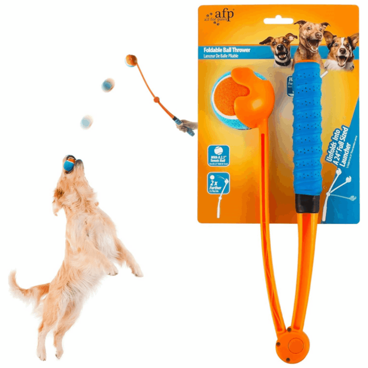 Play foldbar ballkaster til hund