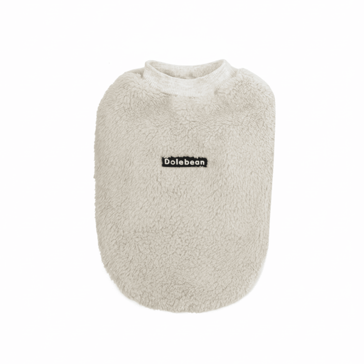 Myk korallfleece hundegenser - grå (XXL)